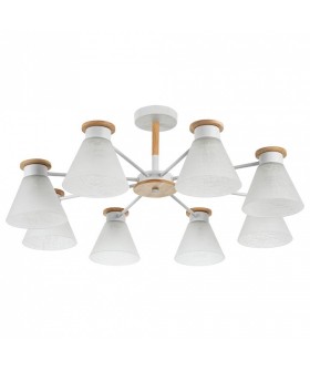 Люстра на штанге Arte Lamp Tyler A1031PL-8WH