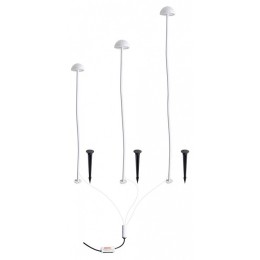 Наземный низкий светильник Arte Lamp MOTUS A1081PA-3WH