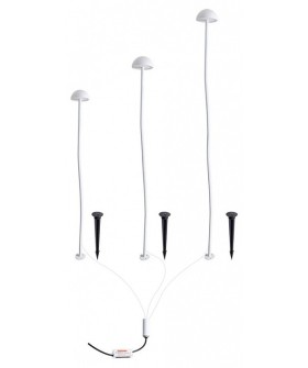 Наземный низкий светильник Arte Lamp MOTUS A1081PA-3WH