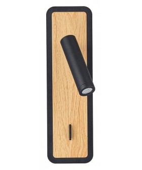 Бра Arte Lamp Wood A1990AP-3BK