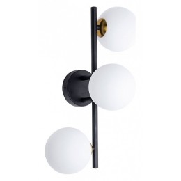 Бра Arte Lamp Gemini A2243PL-3BK