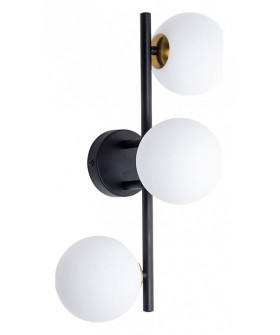 Бра Arte Lamp Gemini A2243PL-3BK