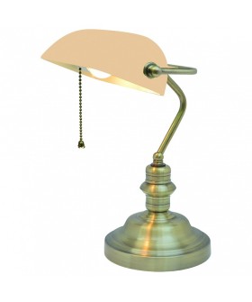 Настольная лампа офисная Arte Lamp Banker A2493LT-1AB