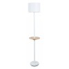 Торшер с подсветкой Arte Lamp Combo A4056PN-1WH