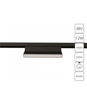 Накладной светильник Arte Lamp Linea A4669PL-1BK