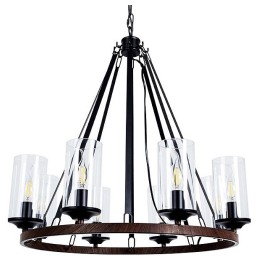 Подвесная люстра Arte Lamp Dalim A7014SP-8BK