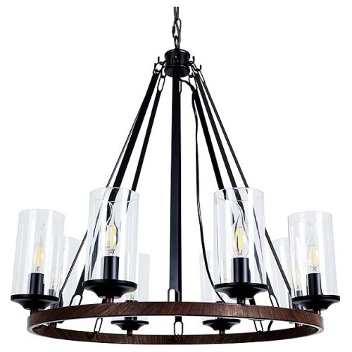 Подвесная люстра Arte Lamp Dalim A7014SP-8BK