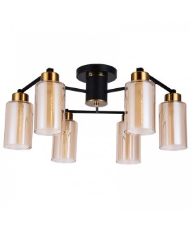 Потолочная люстра Arte Lamp Leo A7027PL-6BK