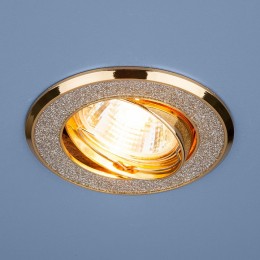 Встраиваемый светильник Elektrostandard Incat 611 MR16  SL/GD