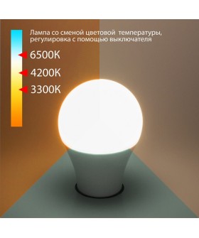 Лампа светодиодная Elektrostandard Classic LED E27 13Вт 3300, 4200, 6500K a053389