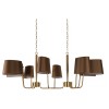 Подвесная люстра Loft it Hilton 10527/8 Brass