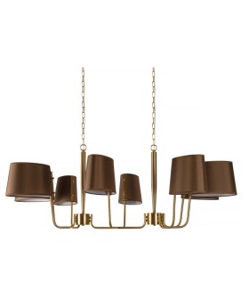 Подвесная люстра Loft it Hilton 10527/8 Brass