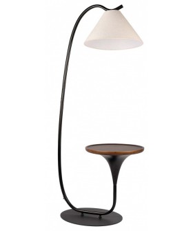 Стол журнальный с торшером Loft it Charlotte 10568F Black Стол журнальный с торшером Loft it Charlotte 10568F Black