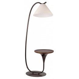 Стол журнальный с торшером Loft it Charlotte 10568F Brown