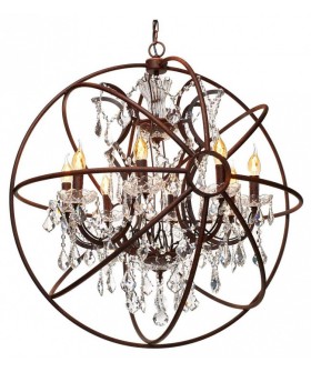 Подвесная люстра Loft it Foucaults Orb Crystal LOFT1897/8