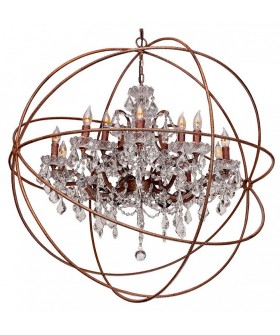Подвесная люстра Loft it Foucaults Orb Crystal LOFT1897/15