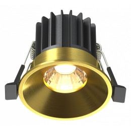 Встраиваемый светильник Maytoni Round DL058-7W3K-BS