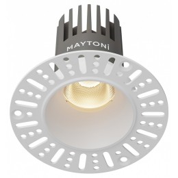 Встраиваемый светильник Maytoni  DL124-10W-3K-TRS-W