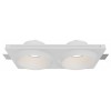 Встраиваемый светильник Maytoni Gyps Modern DL124-GU10-02-TRS-W