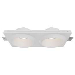 Встраиваемый светильник Maytoni Gyps Modern DL124-GU10-02-TRS-W