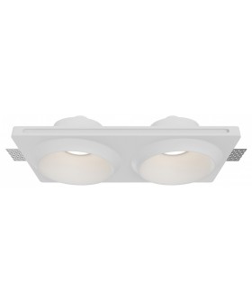Встраиваемый светильник Maytoni Gyps Modern DL124-GU10-02-TRS-W