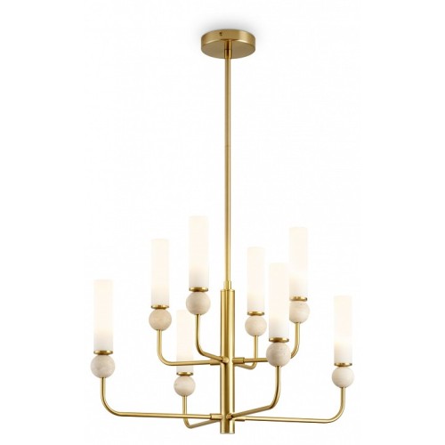 Люстра на штанге Freya Sunspot FR5482CL-08BS