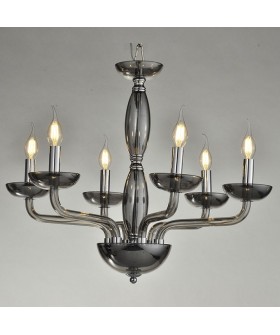 Подвесная люстра Newport 12600 12606/S smoke