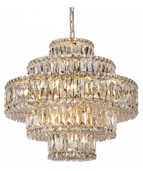 Подвесная люстра Newport 8450 8459+6/C gold