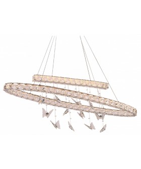 Подвесной светильник Newport 8120 8120/120 oval chrome Подвесной светильник Newport 8120 8120/120 oval chrome