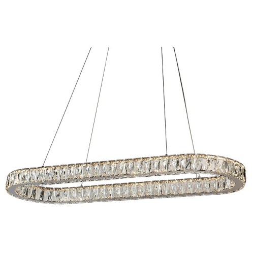 Подвесная люстра Newport  8580/90 C oval chrome