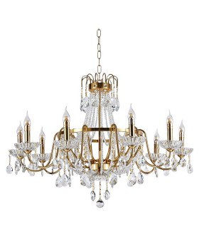 Подвесная люстра Newport ESMERALDA 1410/C bronze