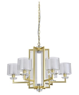 Подвесная люстра Newport ALEXANDRA 4406+1/C mat.gold