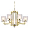 Подвесная люстра Newport ALEXANDRA 4408+1/C mat.gold