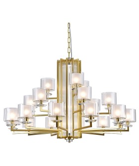 Подвесная люстра Newport ALEXANDRA 4412+6+3/C mat.gold