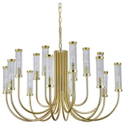Подвесная люстра Newport МАДОННА 4558+4+4/C mat.gold