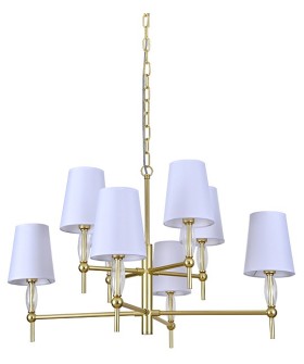 Подвесная люстра Newport CHELSY 4378/C mat.gold Подвесная люстра Newport CHELSY 4378/C mat.gold
