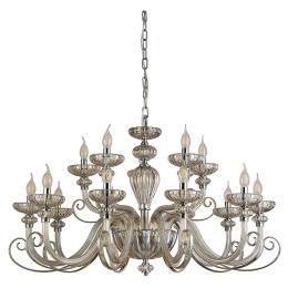 Подвесная люстра Newport ANNETTE 8620+5/C chrome cognac