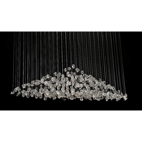 Подвесная люстра Newport VERONA 8230/140 С oval white clear