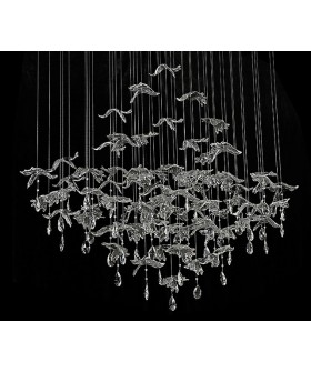 Подвесная люстра Newport VERONA 8220/140 С oval chrome