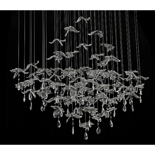 Подвесная люстра Newport VERONA 8220/140 С oval chrome