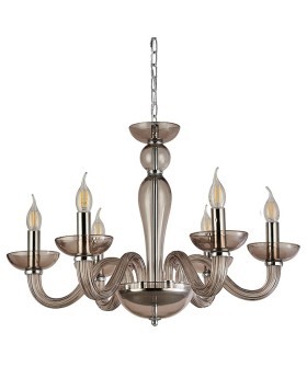 Подвесная люстра Newport ARLETTE 8646/С chrome coffee