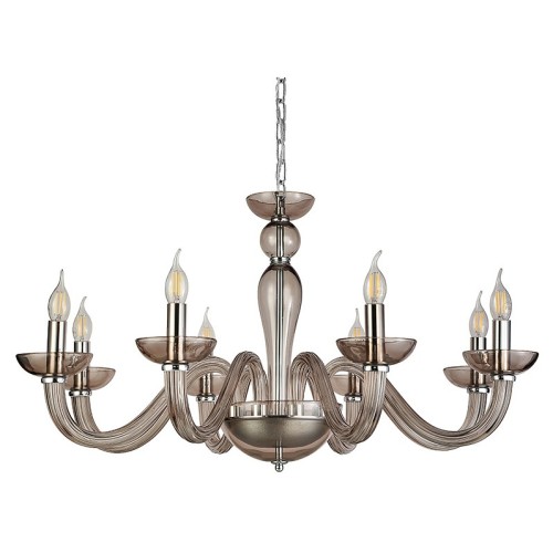 Подвесная люстра Newport ARLETTE 8648/С chrome coffee