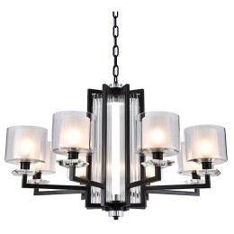 Подвесная люстра Newport ALEXANDRA 4408+1/C black+gold