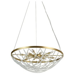 Подвесная люстра Newport ЭЛЬВИРА 8650/70 C brass