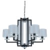 Подвесная люстра Newport АЛЕКСАНДРА 4406+1/C black+gold