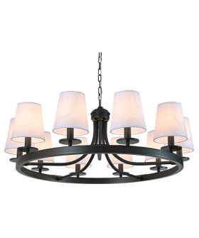 Подвесная люстра Newport 4400 4412+6+3/C black+gold