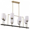 Люстра на штанге ST-Luce BLACK+BRASS SL1404.338.08