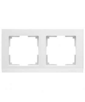 Рамка на 2 поста Werkel Stark WL04-Frame-02-white