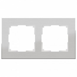 Рамка на 2 поста Werkel Aluminium WL11-Frame-02