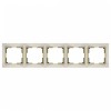 Рамка на 5 постов Werkel Snabb WL03-Frame-05-ivory-GD